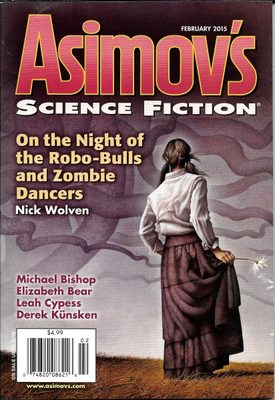 Cover of Asimov's Science Fiction, February 2015