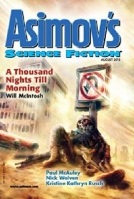 Cover of Asimov's Science Fiction, August 2015