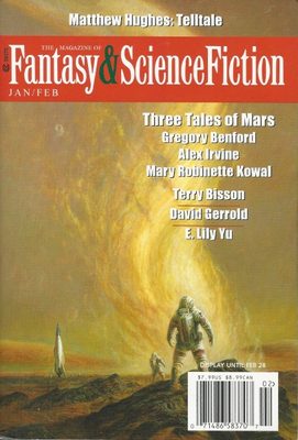 Cover of The Magazine of Fantasy & Science Fiction, January-February 2016