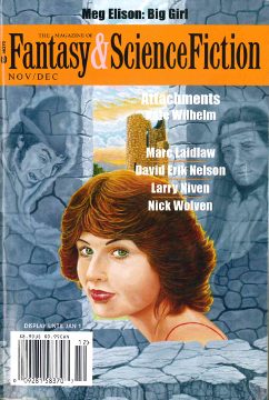 Cover of The Magazine of Fantasy & Science Fiction, November-December 2017