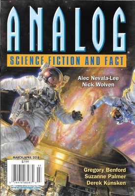 Cover of Analog Science Fiction and Fact, March-April 2018