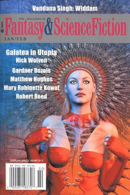 Cover of The Magazine of Fantasy & Science Fiction, January-February 2018